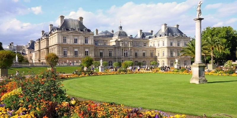 Khu vườn Jandin du Luxembourg thanh bình